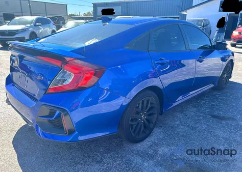 2020 Honda Civic Si z USA, uszkodzony, nr VIN 2HGFC1E50LH705586